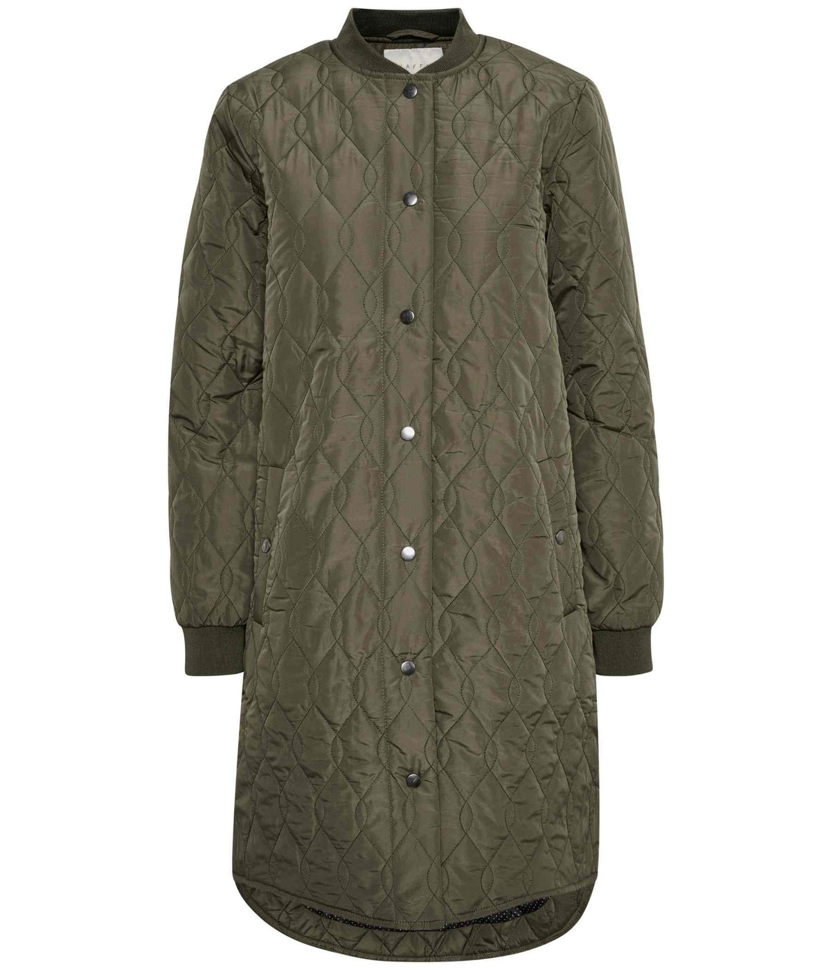 KAFFE SHALLY QUILIED JAKKE I GRAPE LEAF