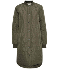 KAFFE SHALLY QUILIED JAKKE I GRAPE LEAF