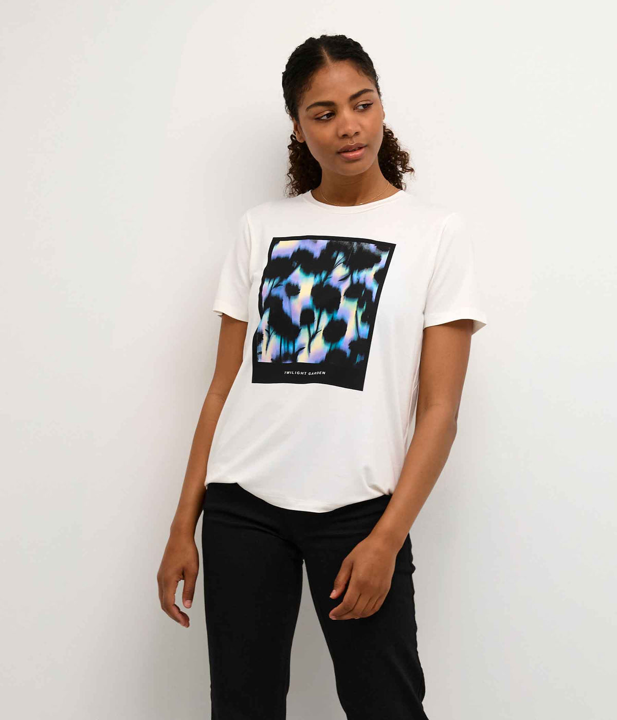 COFFEE T-SHIRT IN WHITE