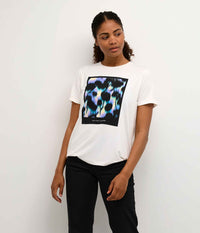 COFFEE T-SHIRT IN WHITE