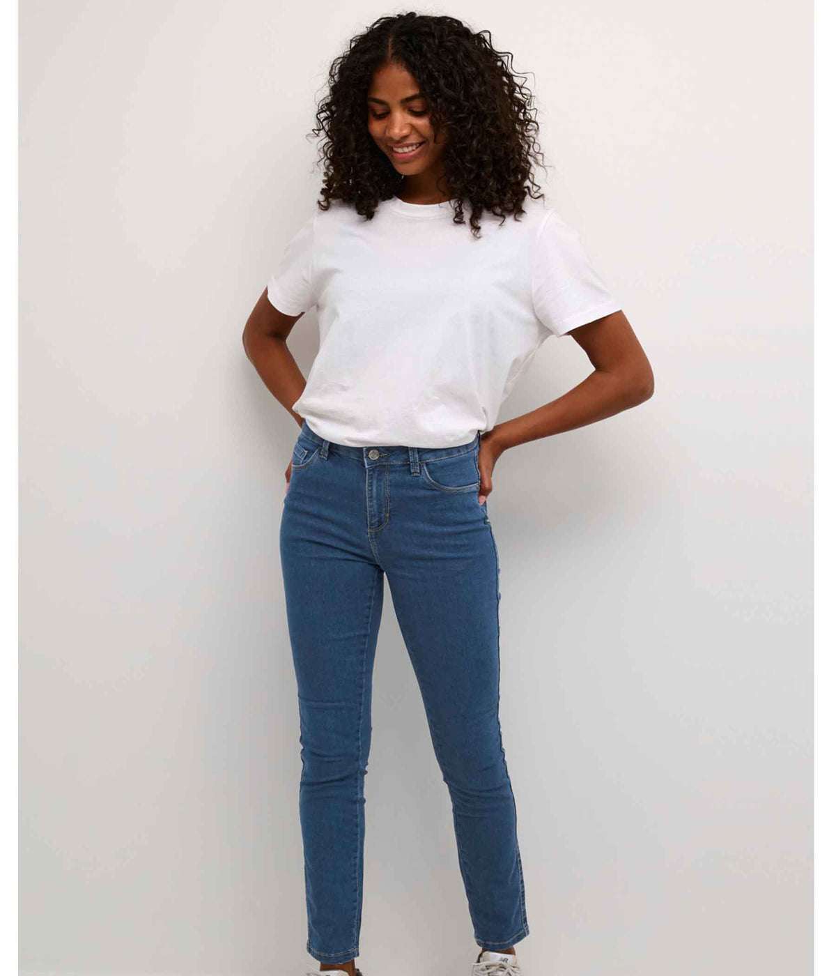 COFFEE VICKY JEANS - MEDIUM BLUE