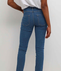 KAFFE VICKY JEANS - MEDIUM BLÅ