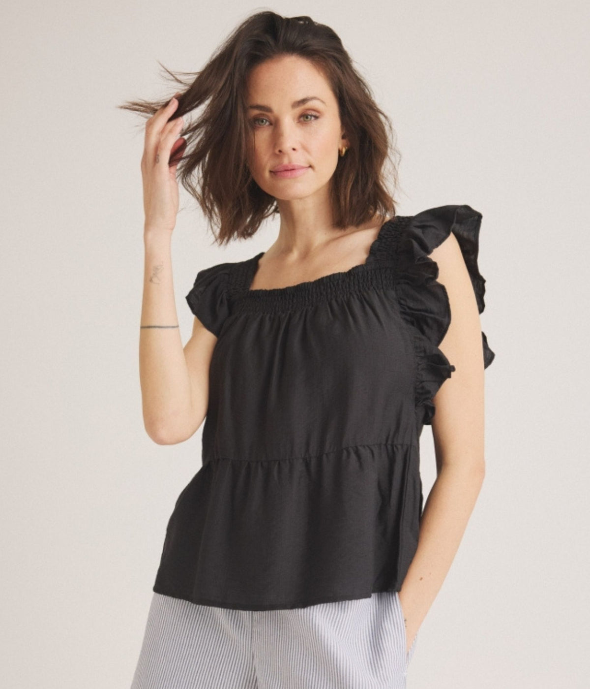 LUXZUZ ONE-TWO RUFUSINE TOP I SORT