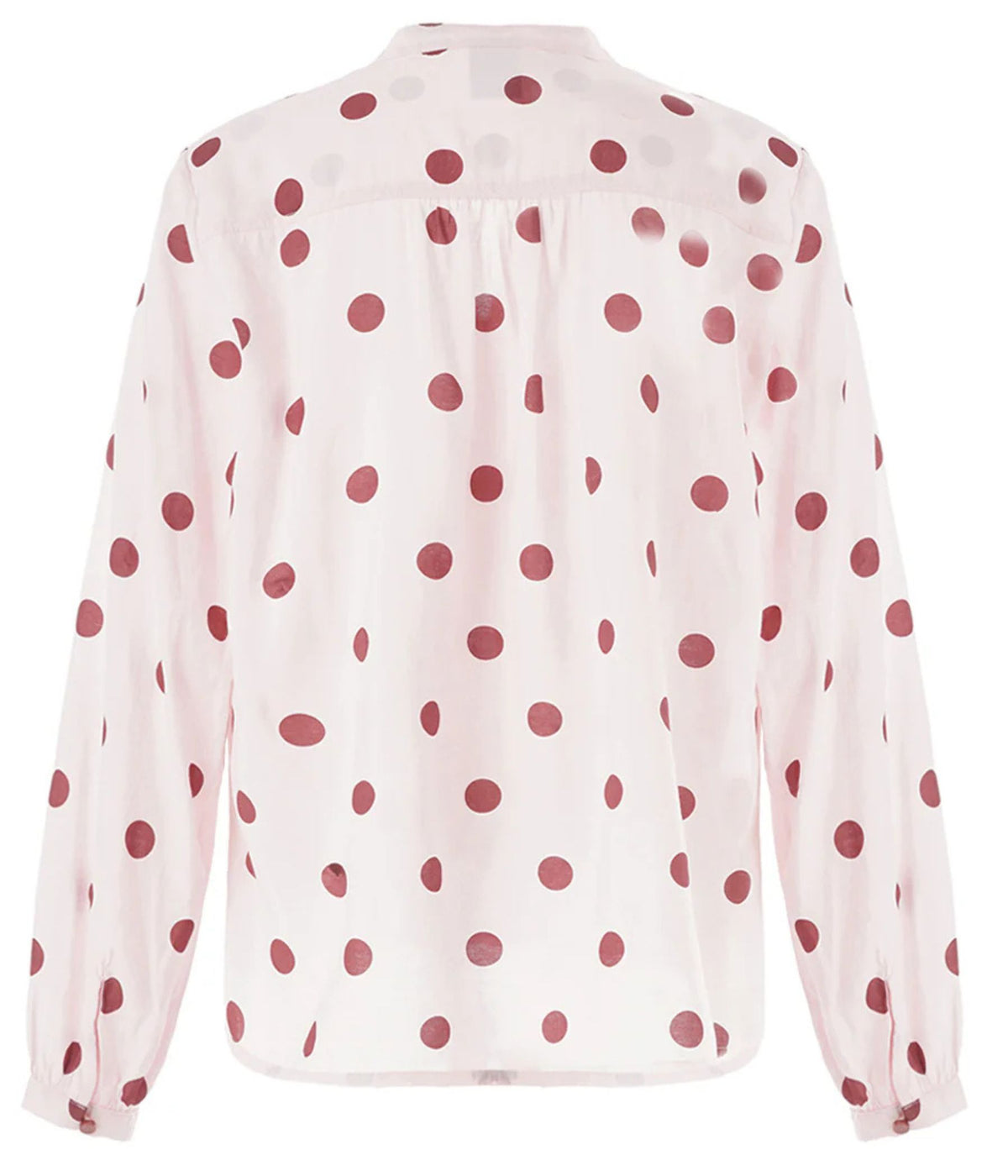 LUXZUZ ONE-TWO ANSIGA BLUSE I ROSA MED PRIKKER