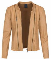 LUXZUZ ONE-TWO ATHENA JACKET IN CAMEL