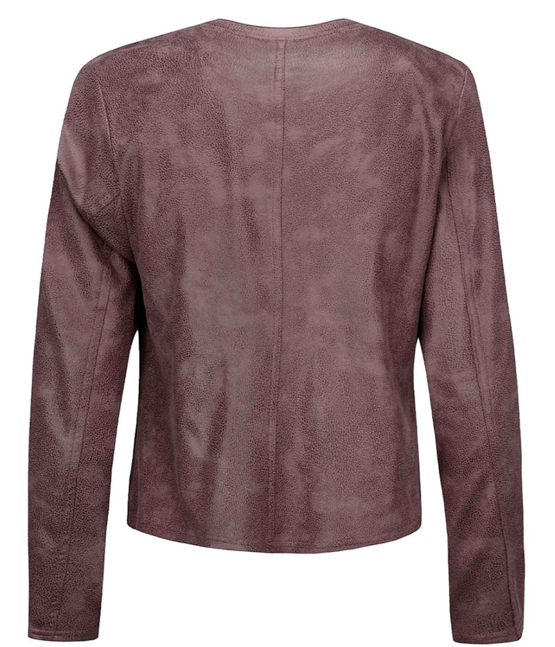 LUXZUZ ONE-TWO ATHENA JACKET IN VINTAGE HEATHER