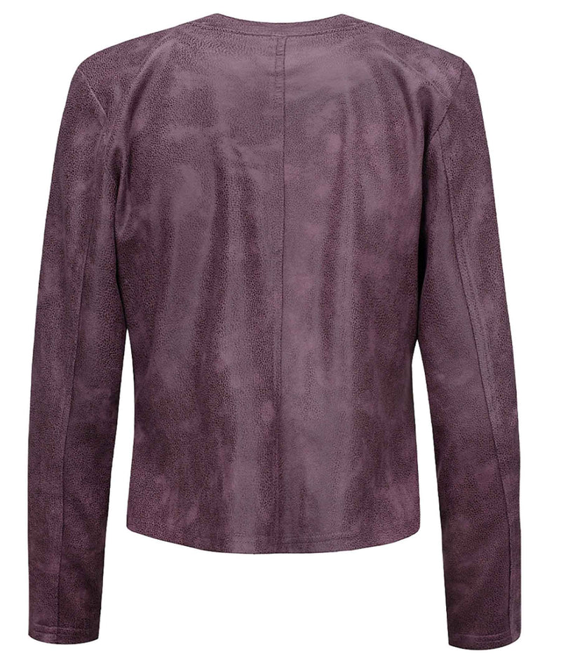 LUXZUZ ONE-TWO ATHENA JACKET IN HEATHER COLOR