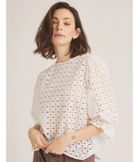 LUXZUZ ONE-TWO CONSTAN BLUSE I KALKHVID