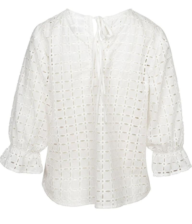 LUXZUZ ONE-TWO CONSTAN BLUSE I KALKHVID
