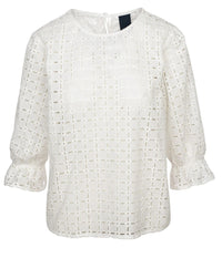 LUXZUZ ONE-TWO CONSTAN BLUSE I KALKHVID