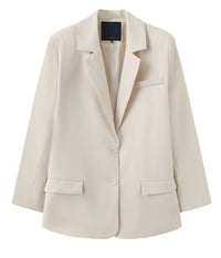 LUXZUZ SUSSAN BLAZER I LYS SAND.