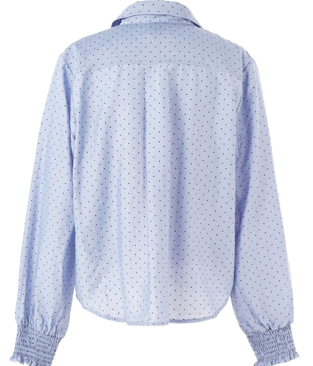 LUXZUZ ONE-TWO JOA BLUSE I FADED BLÅ