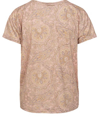 LUXZUZ ONE-TWO KARIN T-SHIRT I ANTIQUE ROSE