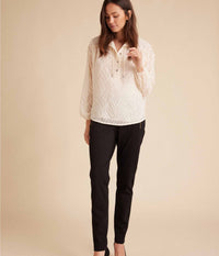 LUXZUZ ONE-TWO RISE PANTS IN BLACK