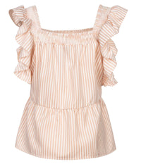 LUXZUZ ONE-TWO RUFUSINE TOP I ROSA - STR.M