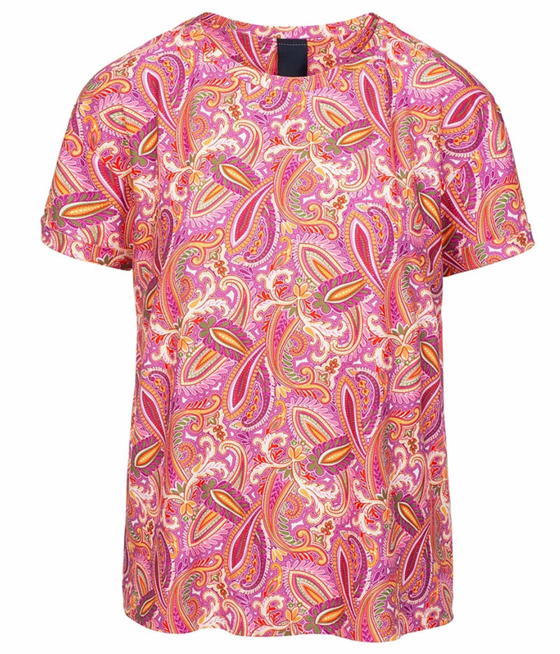 LUXZUZ ONE-TWO KARIN T-SHIRT I FUXIA