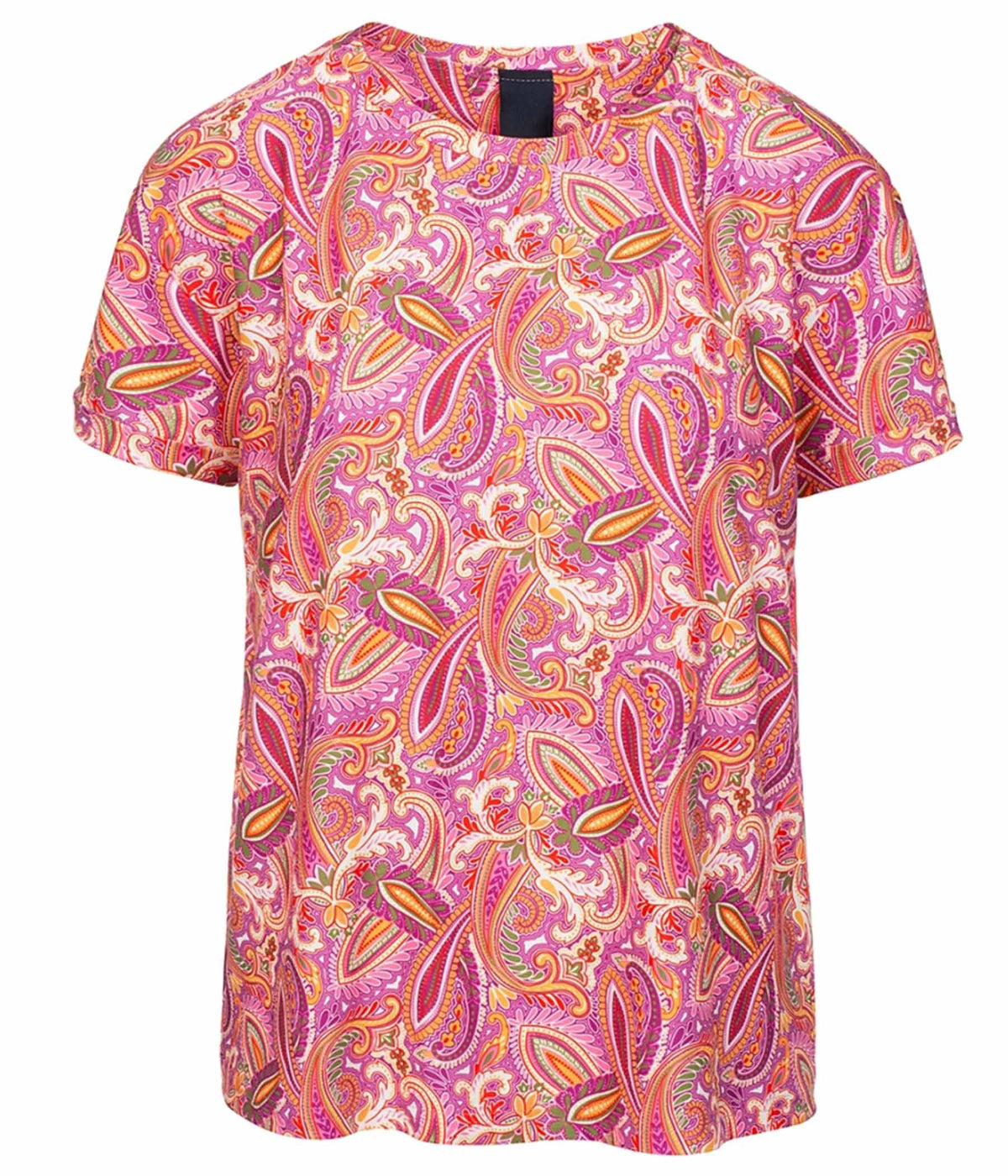 LUXZUZ ONE-TWO KARIN T-SHIRT IN FUCHSIA