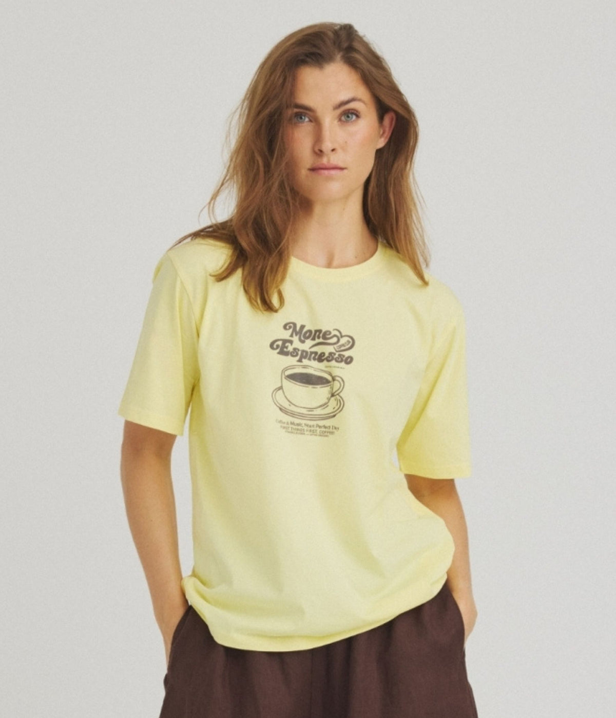 LUXZUZ COCLUB T-SHIRT I GUL