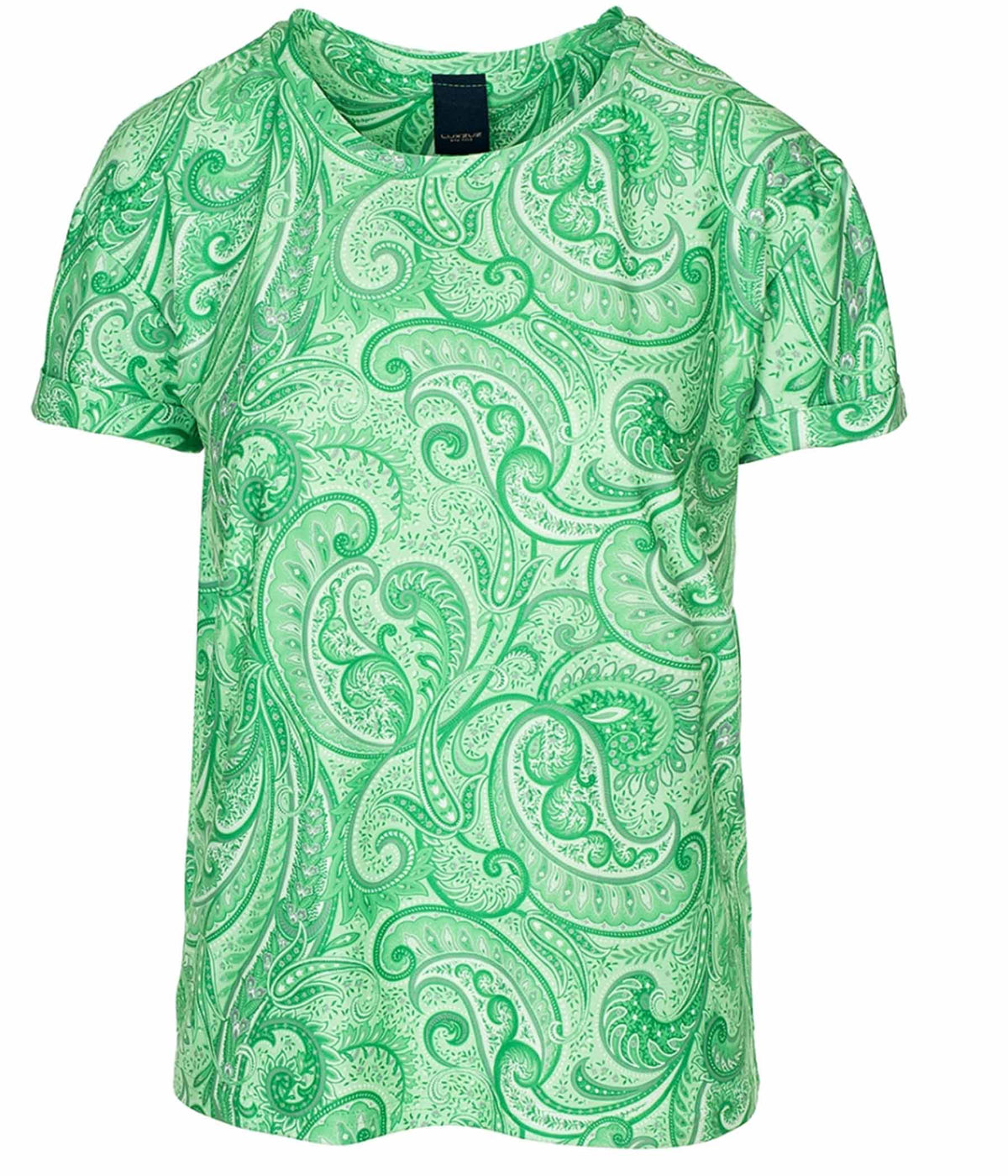 LUXZUZ ONE-TWO KARIN T-SHIRT IN JASMINE GREEN