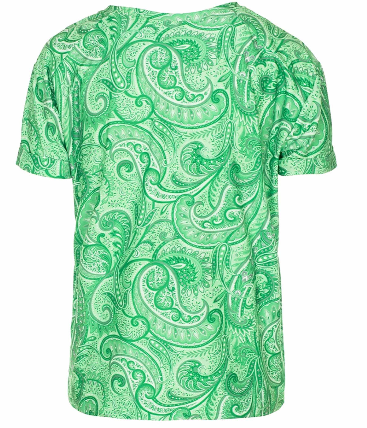 LUXZUZ ONE-TWO KARIN T-SHIRT IN JASMINE GREEN