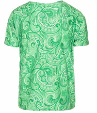LUXZUZ ONE-TWO KARIN T-SHIRT IN JASMINE GREEN