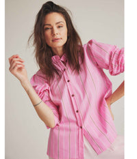 LUXZUZ ONE-TWO SHIRT IN PINK