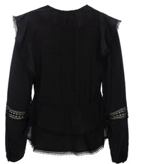LUXZUZ ONE-TWO MARLEEN BLUSE I SORT