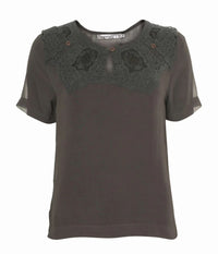OCCUPIED CHIFFON BLOUSE