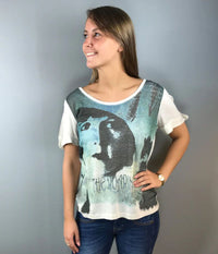 OCCUPIED T-SHIRT IN OFF WHITE