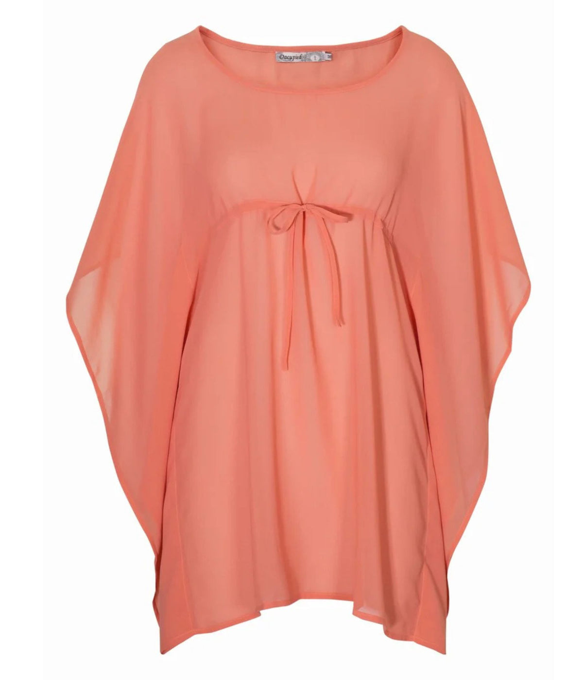 OCCUPIED TUNIC IN CORAL COLOR