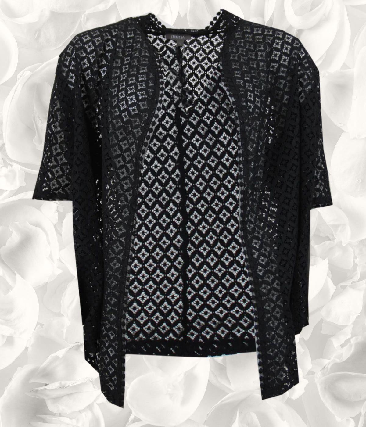 OFELIA ARABELLA CARDIGAN I SORT