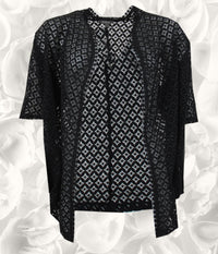 OFELIA ARABELLA CARDIGAN I SORT