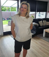OFELIA FLEUR TOP I OFFWHITE.
