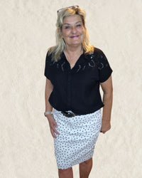 OFELIA MULLE SKJORTE I SORT