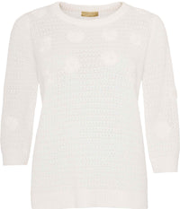 OFELIA NORI STRIK I OFFWHITE  - Kommer flere på i morgen torsdag