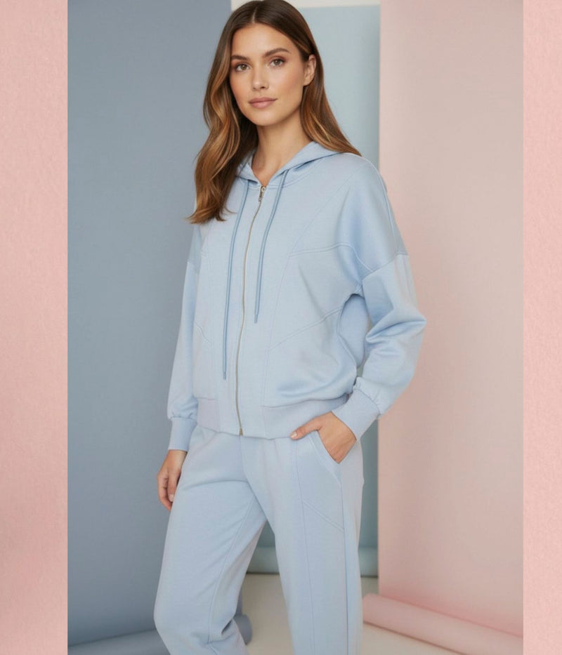 OFELIA BELLA SWEAT PANTS I LYSEBLÅ
