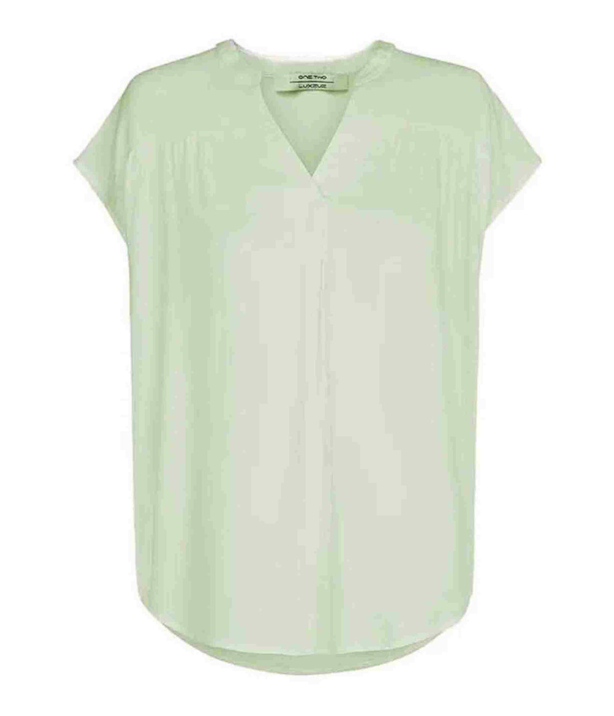 ONE-TWO BLOUSE IN MINT GREEN