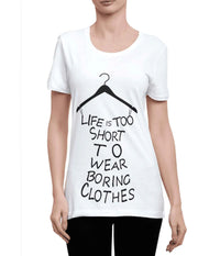 ONE-TWO T-SHIRT I HVID.