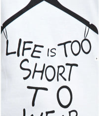 ONE-TWO T-SHIRT I HVID.