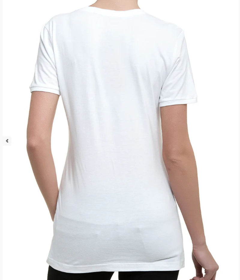 ONE-TWO T-SHIRT I HVID.