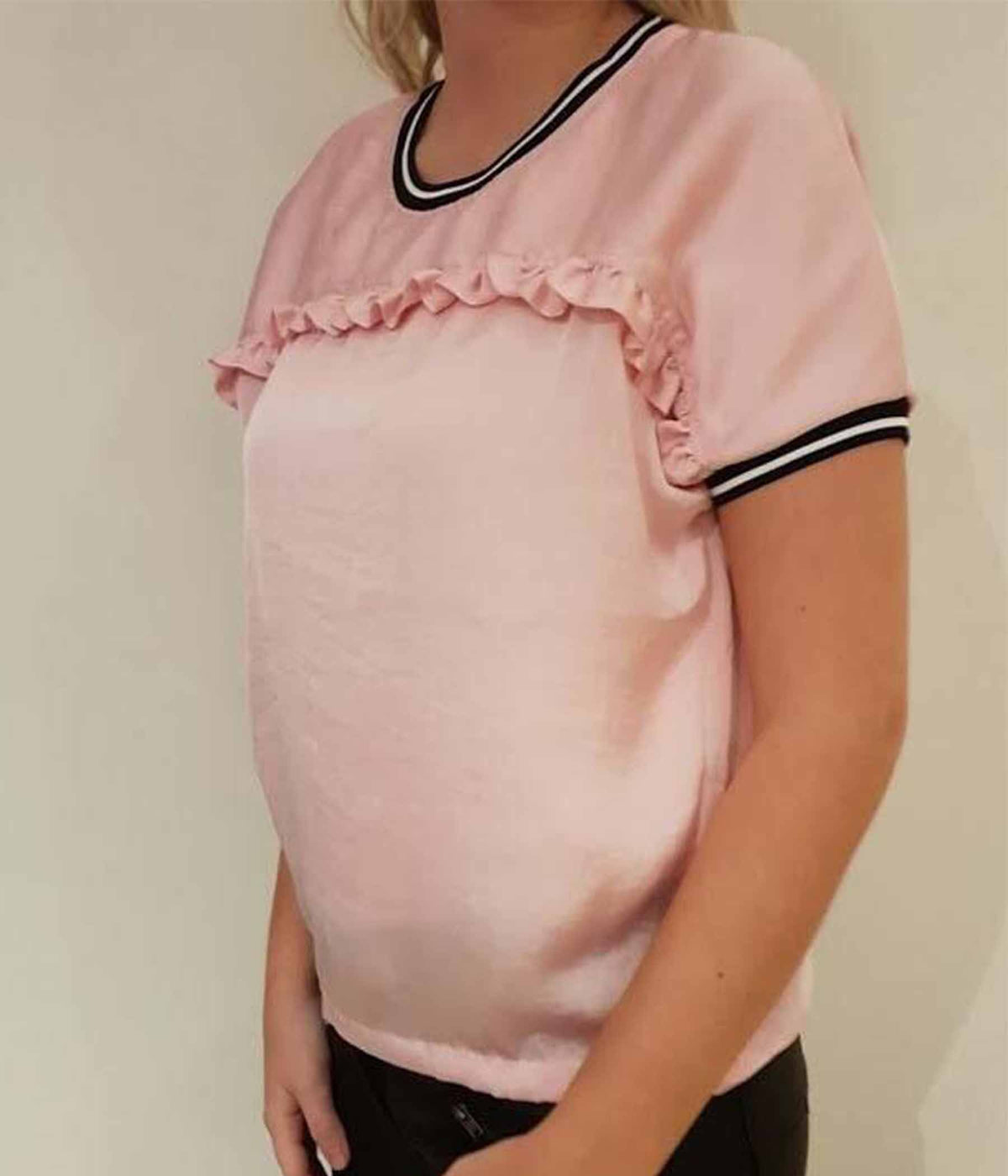 ONE-TWO T-SHIRT IN LIGHT RED