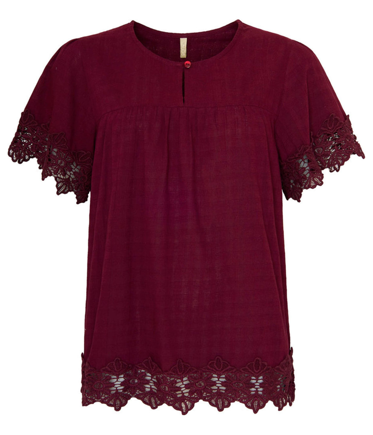 OFELIA BLUSE I BORDEAUX