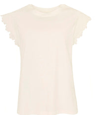 OFELIA FLEUR TOP I OFFWHITE.