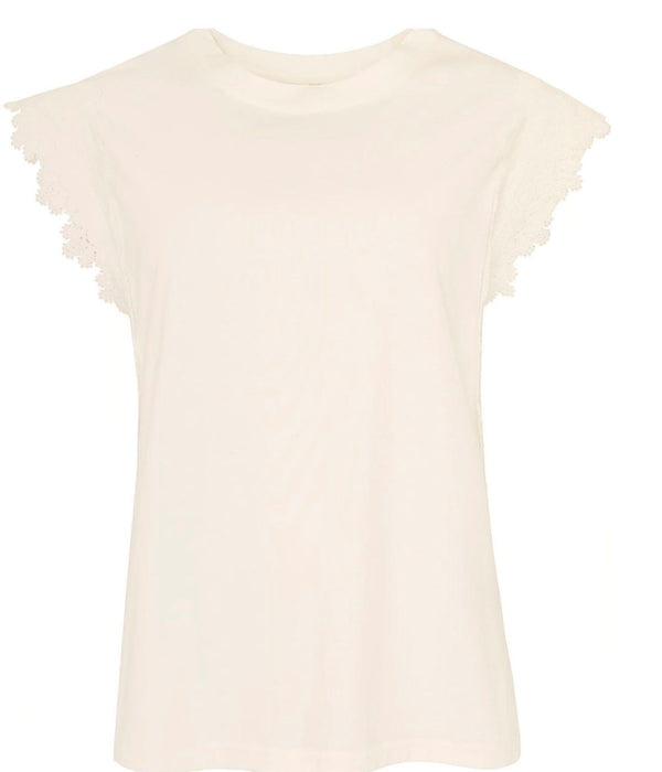 OFELIA FLEUR TOP I OFFWHITE.