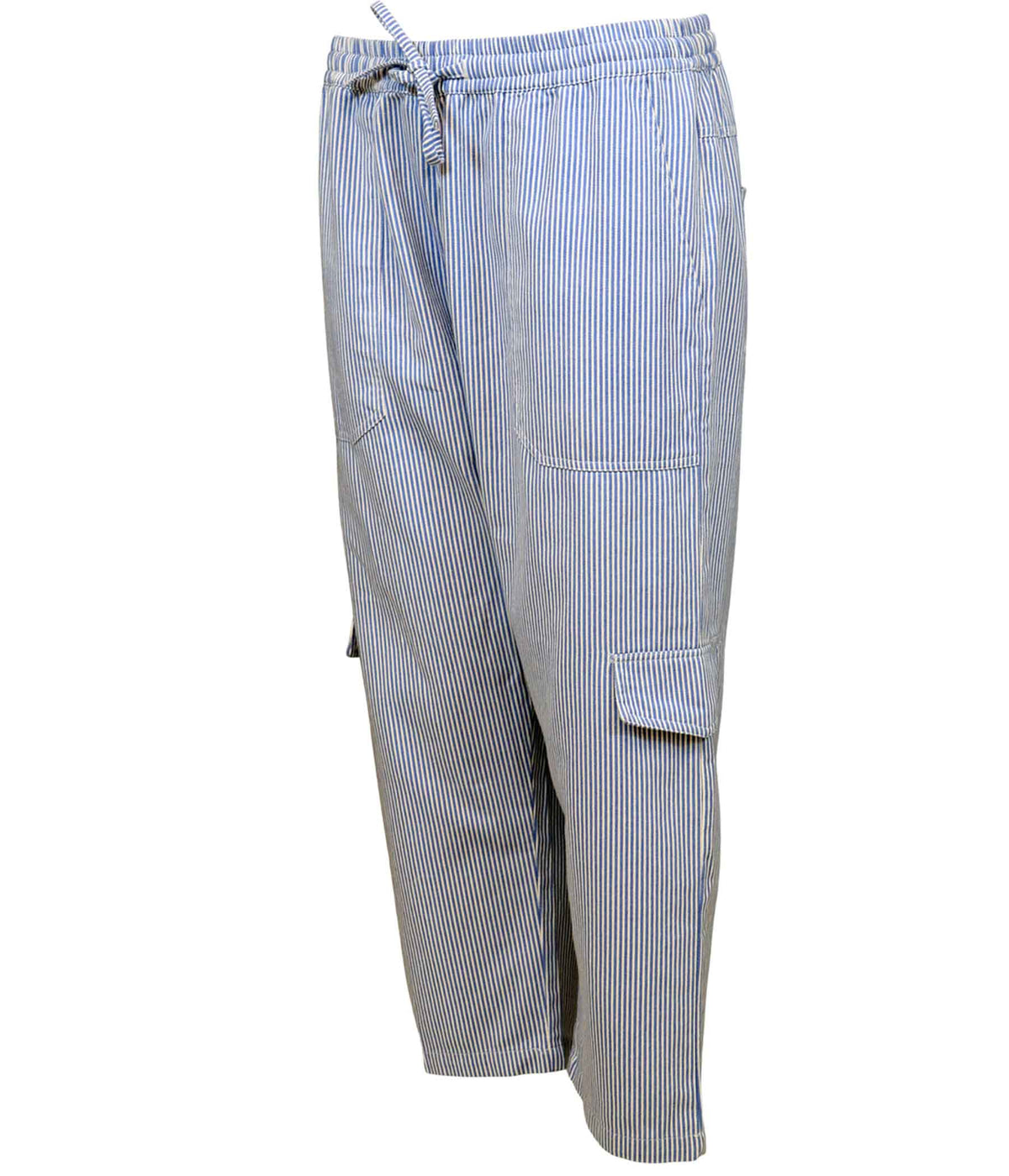 OFELIA LETTA PIRATE PANTS IN BLUE AND WHITE STRIPED