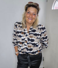 OFELIA LUCY BLUSE I SAND