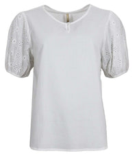OFELIA JACOBA BLUSE I KALKHVID
