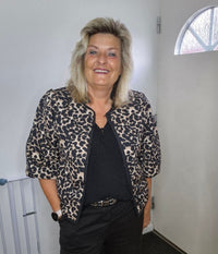 OFELIA SALLY JAKKE I LEOPARD PRINT