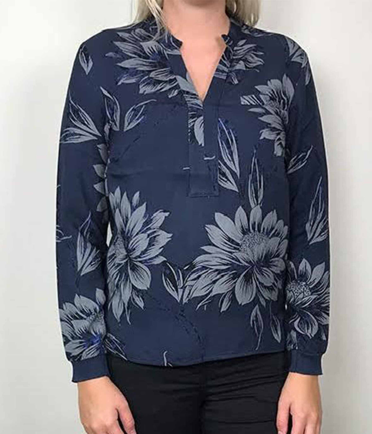 ONE-TWO GILLONA  SKORTEBLUSE  I DARK NAVY