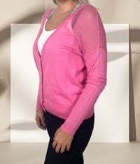 KAFFE CARDIGAN I PINK